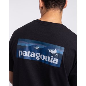 Tričko Patagonia M's Boardshort Logo Pocket Responsibili-Tee Ink Black