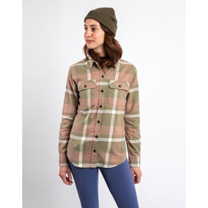 Patagonia W's L/S Organic Cotton MW Fjord Flannel Shirt Comstock: Garden Green XS