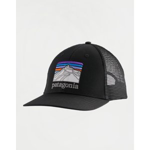 Patagonia Line Logo Ridge LoPro Trucker Hat Black