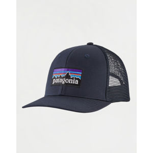 Patagonia P-6 Logo Trucker Hat Navy Blue