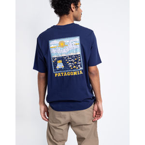 Patagonia M's Summit Road Organic T-Shirt Classic Navy XS