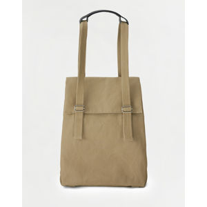 Qwstion Flap Tote Small Sand