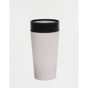rCUP Circular Cup 340 ml Cream and Black