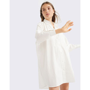 Thinking MU White Silvia Oversize Dress SNOW WHITE M