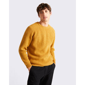 Thinking MU Mustard Anteros Knitted Sweater MUSTARD L