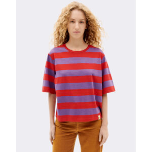 Tričko Thinking MU Violet Stripes Lucia T-Shirt VIOLET