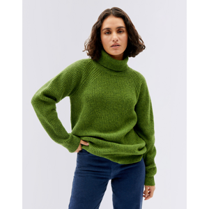 Thinking MU Parrot Green Matilda Knitted Sweater PARROT GREEN L