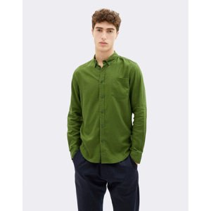 Thinking MU Green Hemp Ant Shirt GARDEN GREEN XL