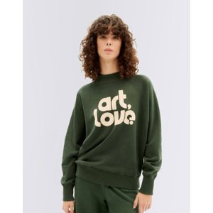 Thinking MU Art&Love Fantine Sweatshirt GREEN XS
