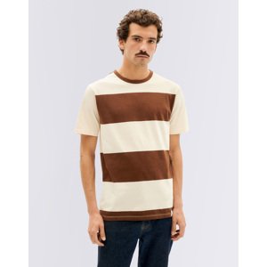 Tričko Thinking MU Chocolate Stripes T-Shirt CHOCOLATE