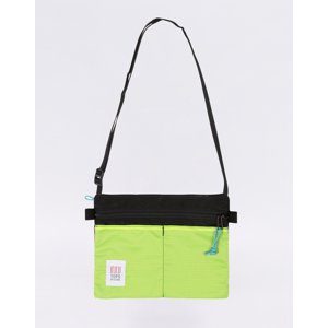 Topo Designs Accessory Shoulder Bag Black/Neon Yellow
